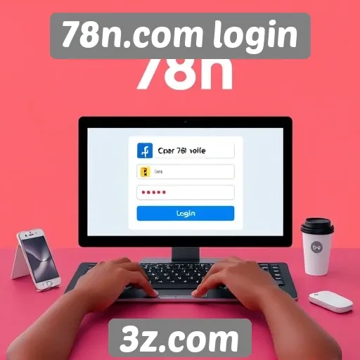 Análise da experiência de login no site 78n.com