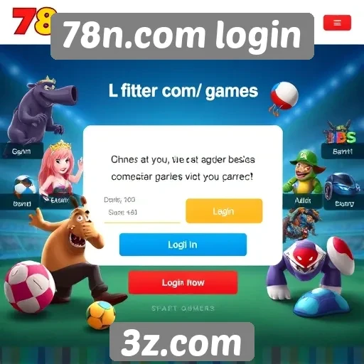 Login no 78n.com para novos usuários